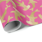 Hammerhead Shark Wrapping Paper Cadeaupapier (Rol Hoek)