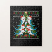 Hammerhead Shark Xmas Lighting Tree Shark Legpuzzel (Verticaal)