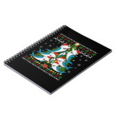 Hammerhead Shark Xmas Lighting Tree Shark Notitieboek (Linkerzijde)