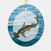 Hammerhead Shark Zee Life Keramisch Ornament (Links)