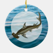 Hammerhead Shark Zee Life Keramisch Ornament (Achterkant)
