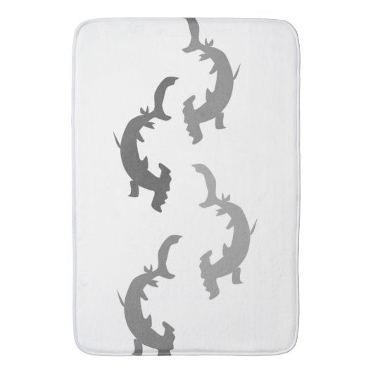 Hammerhead Sharks Badmat (Voorkant Verticaal)