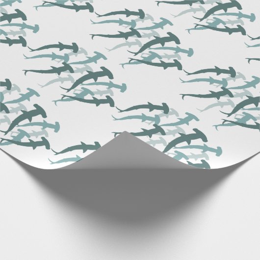 Hammerhead Sharks Cadeaupapier (Hoek)