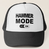 Hammermodus ingeschakeld trucker pet (Voorkant)