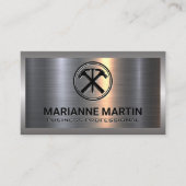 Hammers en Nail | Bouw | Industriële industrie Visitekaartje (Voorkant)