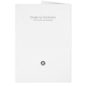 Hammershøi Ida die een brief CC0696-kaart leest (Achterkant)