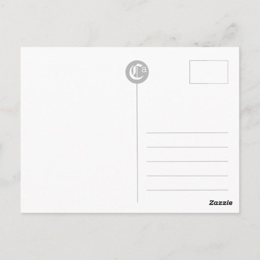 Hammershøi Ida die een schrijven C0698-Briefkaart  Briefkaart (Achterkant)