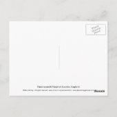 Hammersmith Hospital, Londen. Briefkaart (Achterkant)