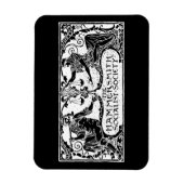 Hammersmith Socialist Society zwarte magneet (Verticaal)