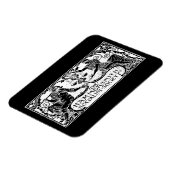 Hammersmith Socialist Society zwarte magneet (Linkerzijde)