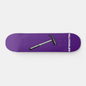 Hammertekening, illustratie. persoonlijk skateboard (Horizontaal)