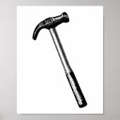 Hammertekening,  illustratie. poster (Voorkant)