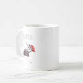 Hammertijd (pileated Woodpecker) Koffiemok (Voorkant links)