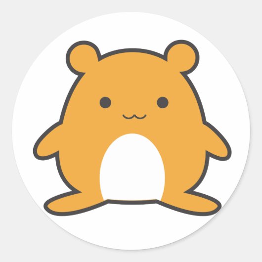 Hammie Ronde Sticker (Voorkant)