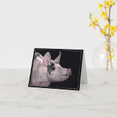 "Hammin' It Up" - VarkenKaart Kaart (Gele Bloem)