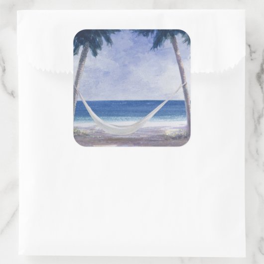 Hammock 2005 vierkante sticker (Tas)