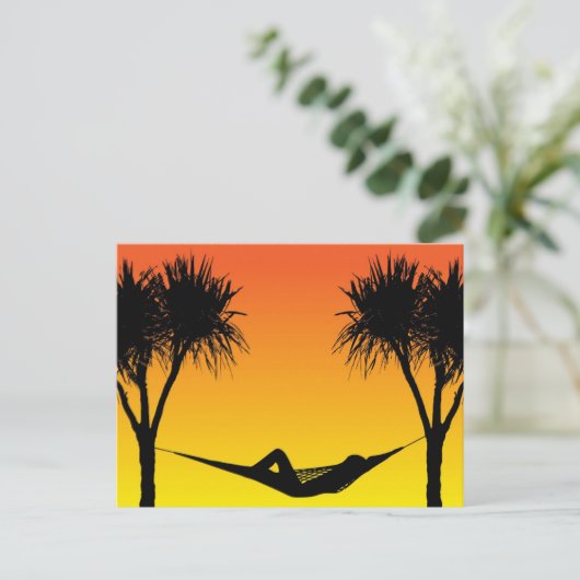 Hammock Briefkaart (Staand voorkant)