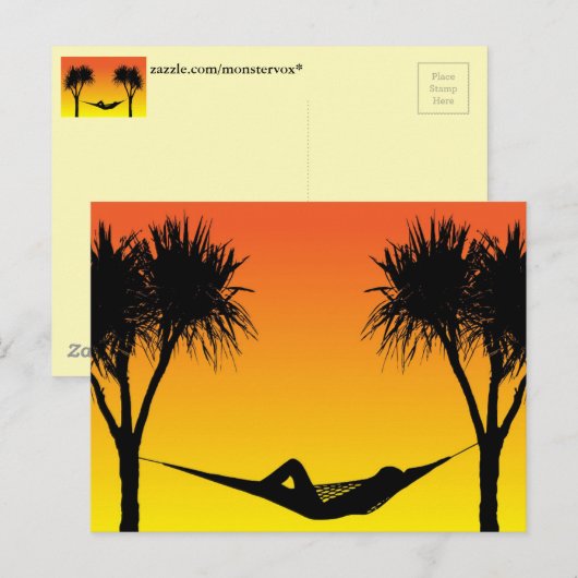 Hammock Briefkaart (Voorkant / Achterkant)