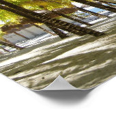 Hammock- en palmbomen door het Poster van de oceaa (Hoek)