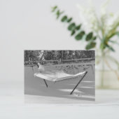 Hammock in de sneeuwBriefkaarten Briefkaart (Staand voorkant)