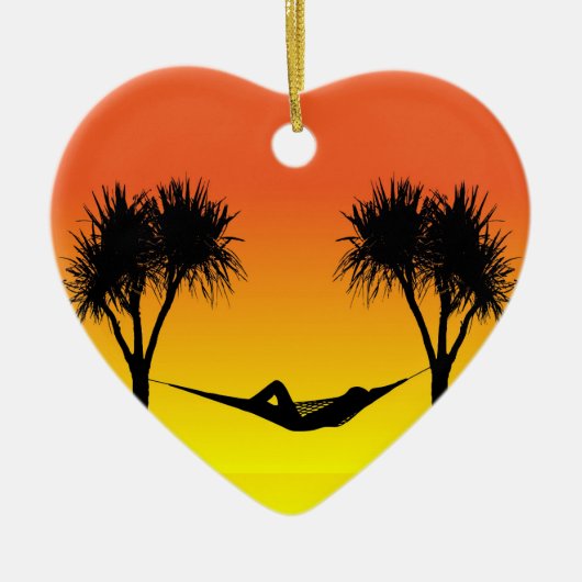 Hammock Keramisch Ornament (Voorkant)