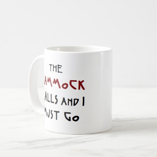 hammock noemt koffie - mok (Voorkant links)