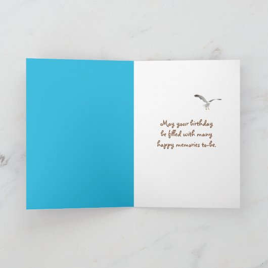 Hammock op Beach Birthday Kaart (Binnen)