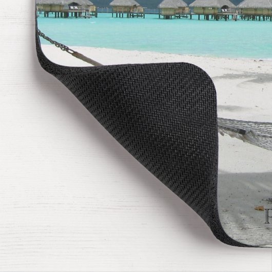 Hammock op Bora Bora Mousepad Muismat (Hoek)