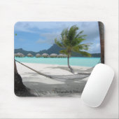 Hammock op Bora Bora Mousepad Muismat (Met muis)