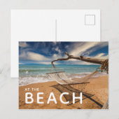 Hammock op de Shore Briefkaart (Voorkant / Achterkant)