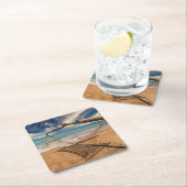 Hammock op de Shore Kartonnen Onderzetters (Insitu)