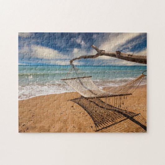 Hammock op de Shore Legpuzzel (Horizontaal)