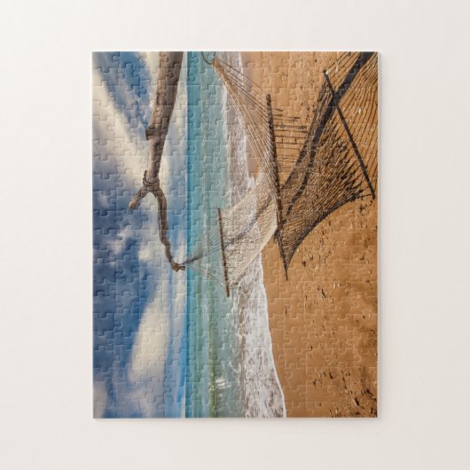 Hammock op de Shore Legpuzzel (Verticaal)