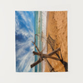 Hammock op een tropisch strand | Thailand Wandkleed (Voorkant)