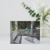 Hammock op het Briefkaart van Veranda (Staand voorkant)
