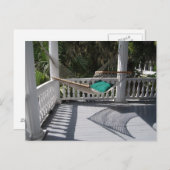 Hammock op het Briefkaart van Veranda (Voorkant / Achterkant)