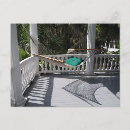 Hammock op het Briefkaart van Veranda