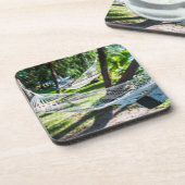 Hammock op het strand, Fiji Drankjes Onderzetter (Linkerzijde)