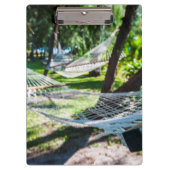 Hammock op het strand, Fiji Klembord (Voorkant)