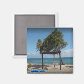 Hammock op het strand magneet (Voorkant / Achterkant)