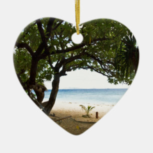 Hammock op South Zee Island, Fiji Keramisch Ornament