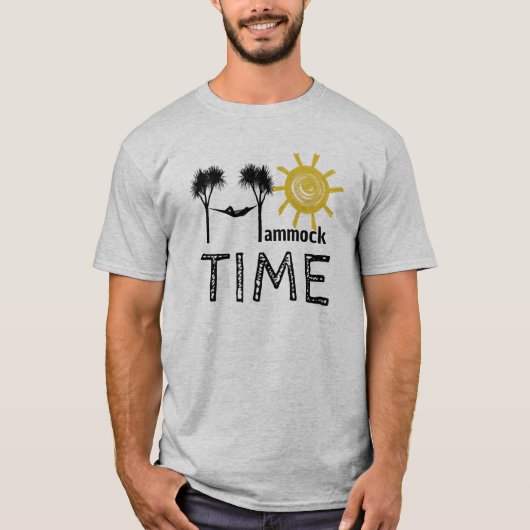 Hammock Time Summer Slogan T-shirt (Voorkant)