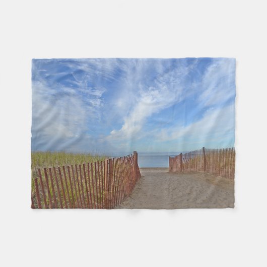 Hammonasset Beach Fleece Deken (Voorkant (Horizontaal))