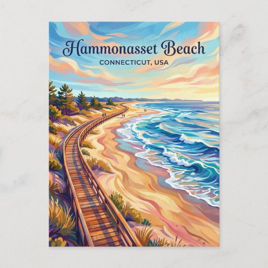 Hammonasset Beach State Park Connecticut Briefkaart (Voorkant)
