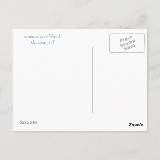 Hammonasset Briefkaart (Achterkant)