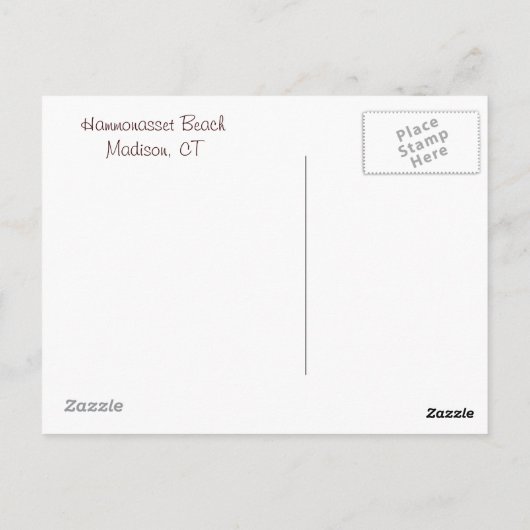 Hammonasset Briefkaart (Achterkant)