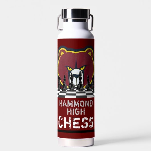 HAMMOND HIGH CHESS Waterfles (Voorkant)