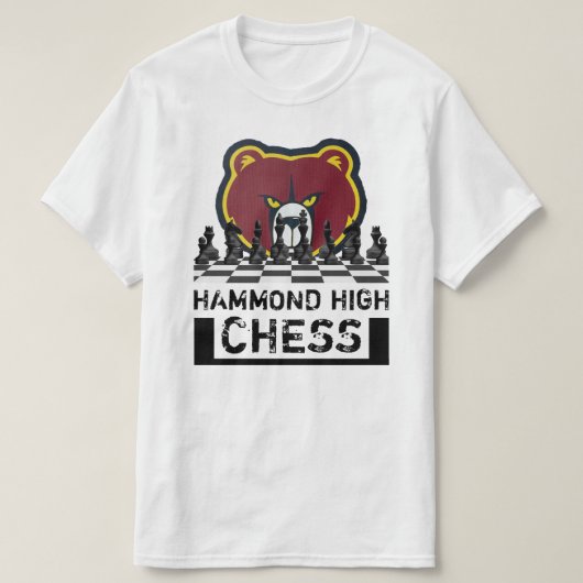 HAMMOND HIGH SCHAAK T-Shirt (Design voorkant)