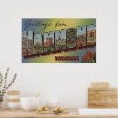 Hammond, Indiana - Grote Letter-scènes Poster (Keuken)