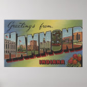 Hammond, Indiana - Grote Letter-scènes Poster (Voorkant)